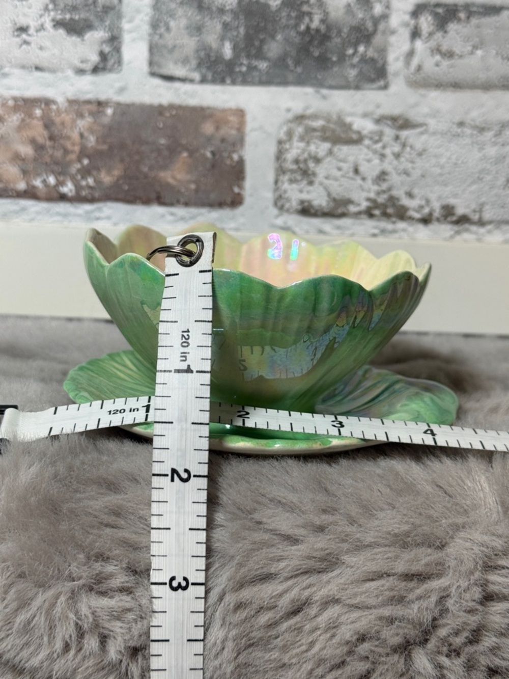 🪷LOTUS FLOWER Bowl with attached plate🪷 - Picture 7 of 7